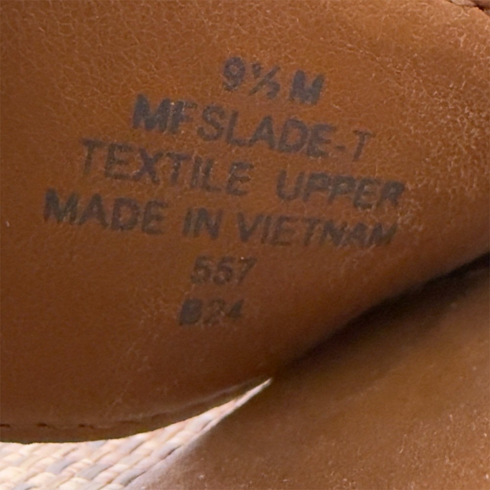 Marc Fisher Heels Womens 9.5 Brown Ankle Strap Platform Sandals Chunky Heel Boho - Picture 7 of 7